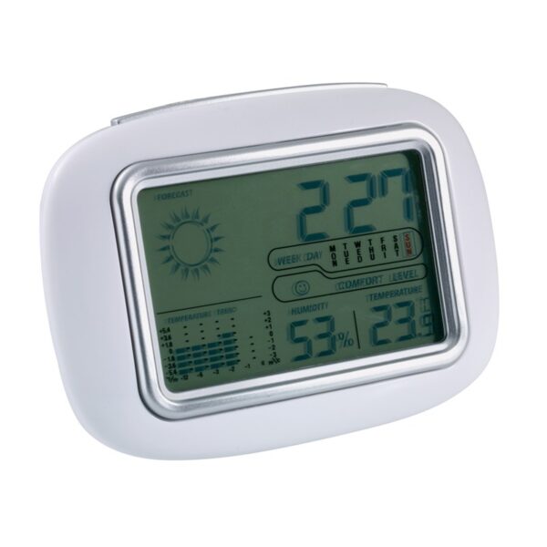 Hohto Sääasema Lämpömittarilla, kosteusmittarilla, kosteus- ja aikanäytöllä