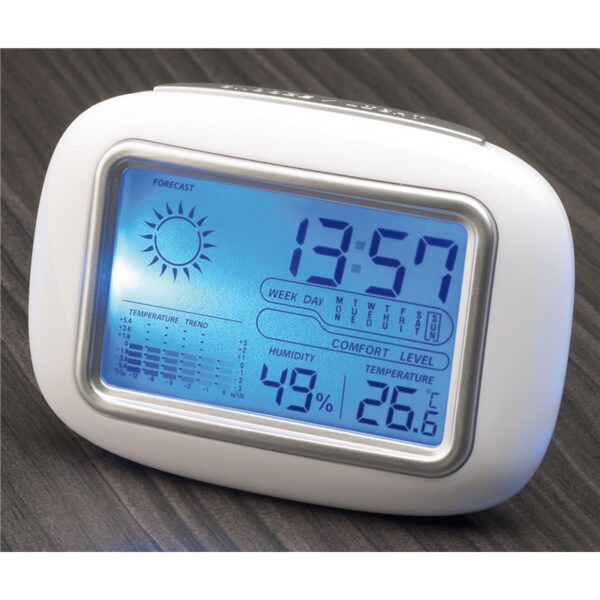 Hohto Sääasema Lämpömittarilla, kosteusmittarilla, kosteus- ja aikanäytöllä