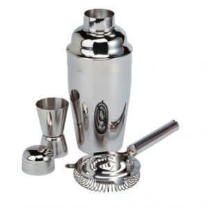 Marquise Metallinen cocktailsetti 3-osainen