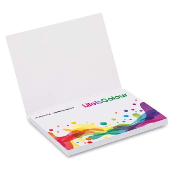 Boden pehmeäkantinen muistilappuvihko 100x72mm logolla